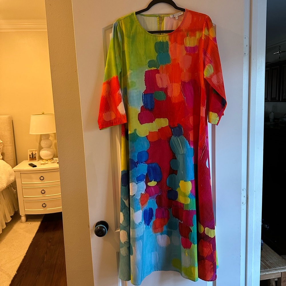 Zele Vibrant Multicolor Dress